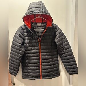 Columbia Big Boys Columbia Quilted Full Zip, Hooded Jacket XL (size 14-16)